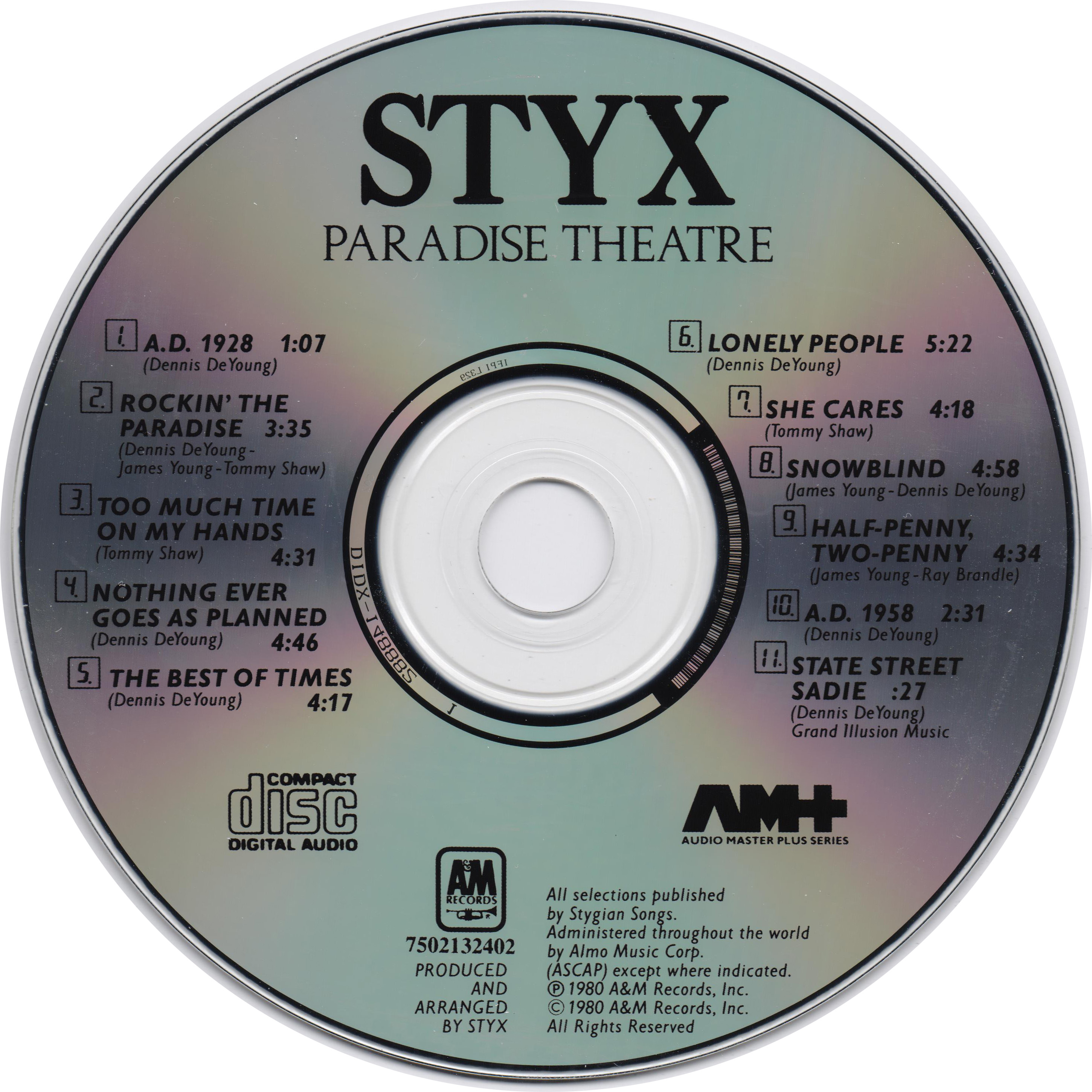 Styx  5 Classic Albums : CD3